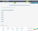 Introduction to  French 103 Course