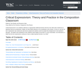 Critical Expressivism: Theory and Practice in the Composition Classroom
