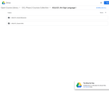 American Sign Language I (ASL 121)