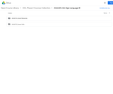 American Sign Language III (ASL 123) American Sign Language III (ASL 123)