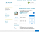 Community Resilience to Climate Change: Theory, Research and Practice