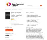 Writing and Literature: Composition as Inquiry, Learning, Thinking, and Communication Writing and Literature: Composition as Inquiry, Learning, Thinking, and Communication