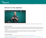 ASL Signbank ASL Signbank