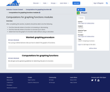 Calculus I Course Content, Computations for graphing functions, Computations for graphing functions modules