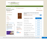 The Economics of Food and Agricultural Markets