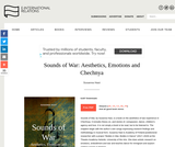 Sounds of War: Aesthetics, Emotions and Chechnya