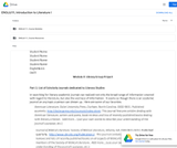 Introduction to Literature I (ENGL 111)