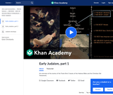 Early Judaism, part 1