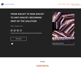 FROM RACIST TO NON-RACIST TO ANTI-RACIST: BECOMING PART OF THE SOLUTION FROM RACIST TO NON-RACIST TO ANTI-RACIST: BECOMING PART OF THE SOLUTION