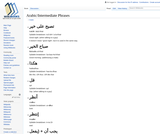 Intermediate Conversational Phrases and Terms