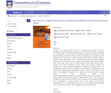 Education for a Digital World: Advice, Guidelines and Effective Practice from Around Globe