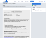 CS155A: Programming in Python