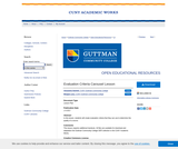 Evaluation Criteria Carousel Lesson