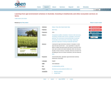 Learning from agri-environment schemes in Australia: Investing in biodiversity and other ecosystem services on farms