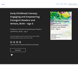 Engaging and Empowering Emergent Readers and Writers, Birth – Age 5 Engaging and Empowering Emergent Readers and Writers, Birth – Age 5