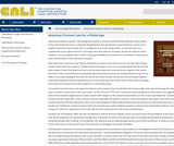 American Contract Law for a Global Age American Contract Law for a Global Age