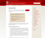A Foundation Course in Reading German