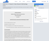 SOWK 621.01: Research I: Basic Research Methodology