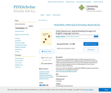 Speed Reading Passages for English Language Learners