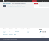 Calculus I Course Content, Continuity and the Intermediate Value Theorem