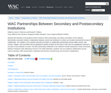 WAC Partnerships Between Secondary and Postsecondary Institutions