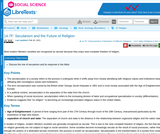 14.7F: Secularism and the Future of Religion