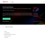 Armstrong Calculus: A Remix of Active Calculus and APEX Calculus for Armstrong State University Armstrong Calculus: A Remix of Active Calculus and APEX Calculus for Armstrong State University