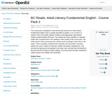 BC Reads: Adult Literacy Fundamental English - Course Pack 2
