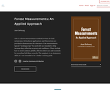 Forest Measurements: An Applied Approach Forest Measurements: An Applied Approach