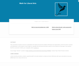 Mathematics for the Liberal Arts